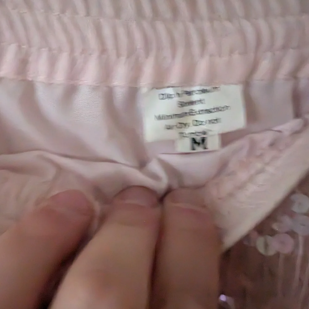 Stenay‎ Vintage 80s Glam Pink Sequin Two Piece Top Skirt Set Size Medium - Picture 11 of 16